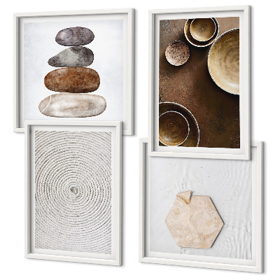 Composição de quadros Texturas na arte moderna