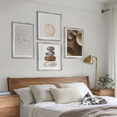 Composição de quadros Texturas na arte moderna