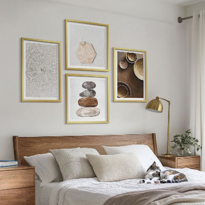 Composição de quadros Texturas na arte moderna