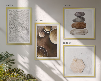 Composição de quadros Texturas na arte moderna