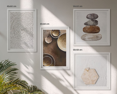 Composição de quadros Texturas na arte moderna