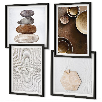 Composição de quadros Texturas na arte moderna