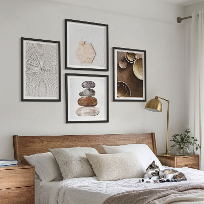 Composição de quadros Texturas na arte moderna