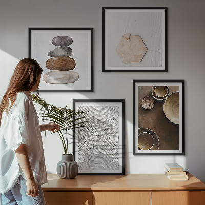 Composição de quadros Texturas na arte moderna