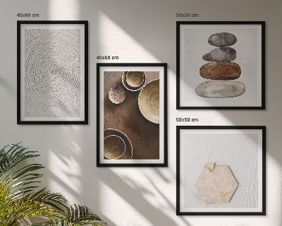 Composição de quadros Texturas na arte moderna