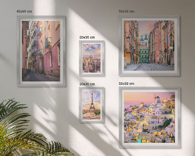 Galeria de parede Cidades encantadoras na Europa