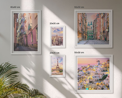 Galeria de parede Cidades encantadoras na Europa