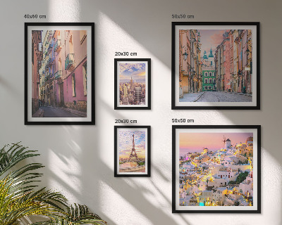 Galeria de parede Cidades encantadoras na Europa