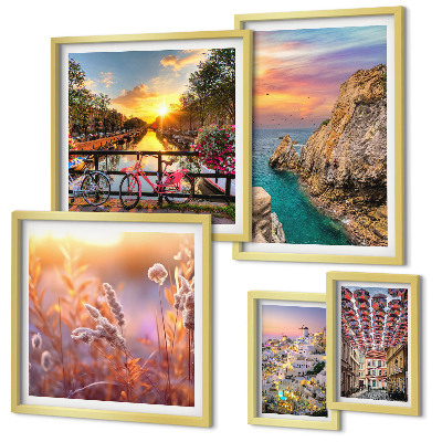 Parede galeria de quadros Paisagens costeiras da Europa