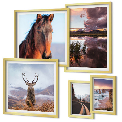 Galeria de parede A beleza natural das paisagens