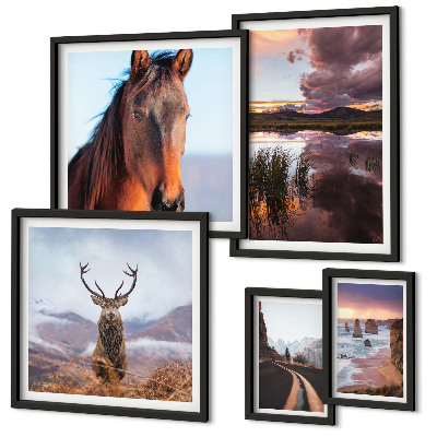 Galeria de parede A beleza natural das paisagens