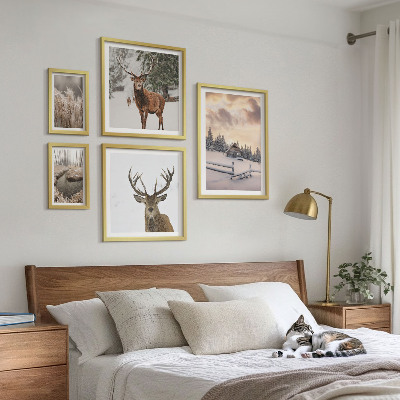 Parede galeria de quadros Paisagens de inverno com veados