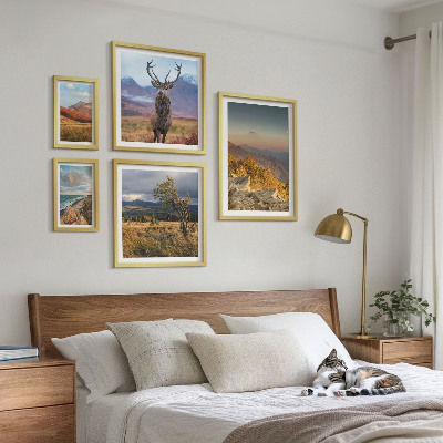 Galeria de parede paisagens de vida selvagem nas montanhas