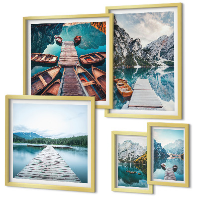 Galeria de parede Paisagens montanhosas, caminhos aquáticos