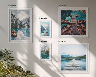 Galeria de parede Paisagens montanhosas, caminhos aquáticos