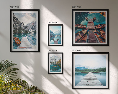 Galeria de parede Paisagens montanhosas, caminhos aquáticos