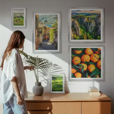 Galeria de quadros para parede com paisagens rurais encantadoras