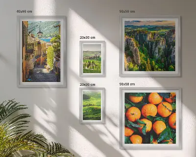 Galeria de quadros para parede com paisagens rurais encantadoras