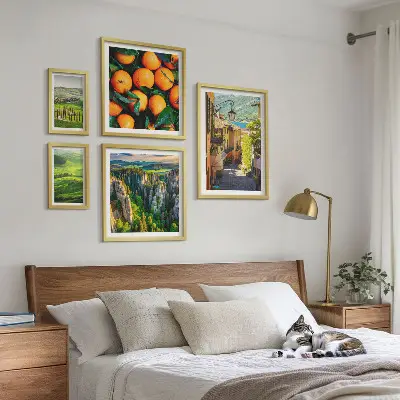 Galeria de quadros para parede com paisagens rurais encantadoras