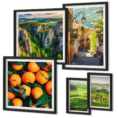 Parede galeria de quadros Paisagens rurais encantadoras