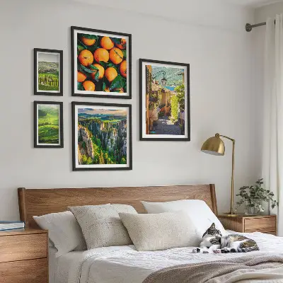 Galeria de quadros para parede com paisagens rurais encantadoras
