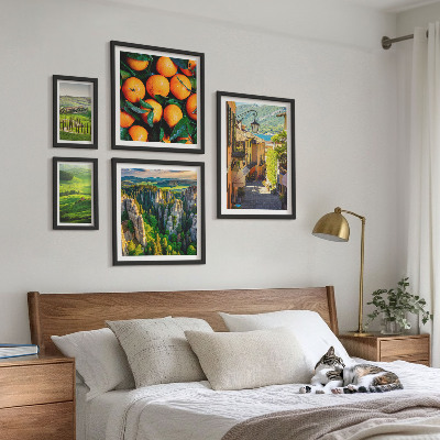 Parede galeria de quadros Paisagens rurais encantadoras