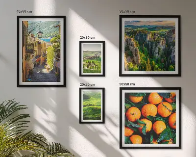 Galeria de quadros para parede com paisagens rurais encantadoras