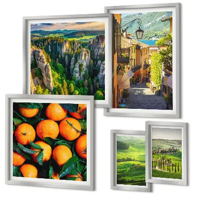Galeria de quadros para parede com paisagens rurais encantadoras