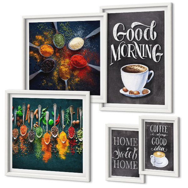 Parede galeria de quadros Ideias de café para amantes de café