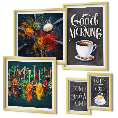 Parede galeria de quadros Ideias de café para amantes de café
