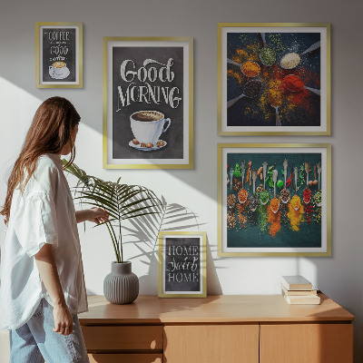 Parede galeria de quadros Ideias de café para amantes de café