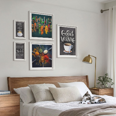 Parede galeria de quadros Ideias de café para amantes de café