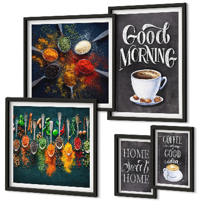 Parede galeria de quadros Ideias de café para amantes de café