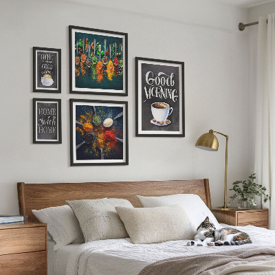 Parede galeria de quadros Ideias de café para amantes de café