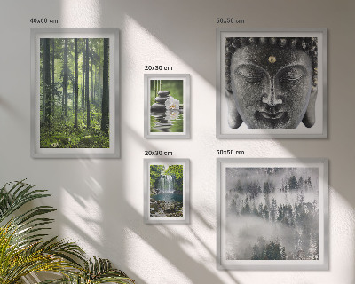 Galeria de parede Temas relaxantes de natureza zen