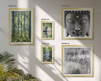 Galeria de parede Temas relaxantes de natureza zen