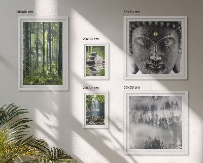Galeria de parede Temas relaxantes de natureza zen