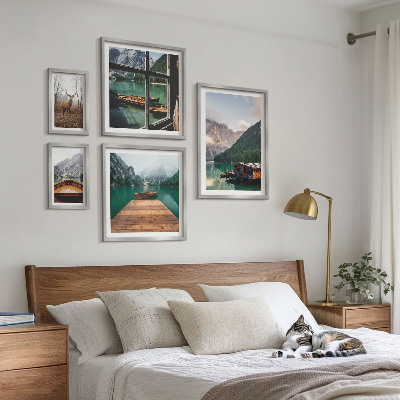 Galeria de parede Paisagens montanhosas com lagos