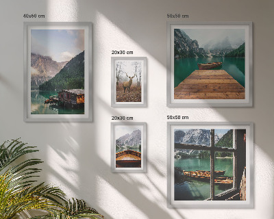 Galeria de parede Paisagens montanhosas com lagos