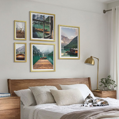 Galeria de parede Paisagens montanhosas com lagos