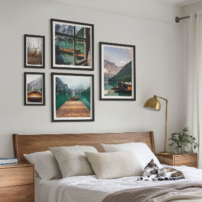 Galeria de parede Paisagens montanhosas com lagos