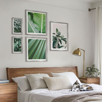 Galeria de parede Inspirações de plantas tropicais
