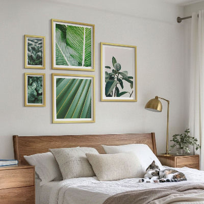 Galeria de parede Inspirações de plantas tropicais