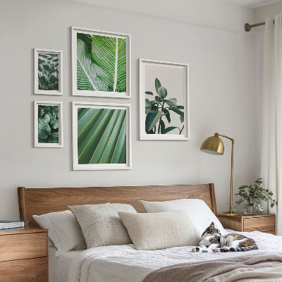 Galeria de parede Inspirações de plantas tropicais