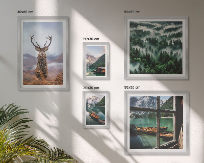 Parede galeria de quadros Natureza, animais selvagens, montanhas