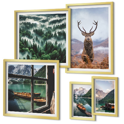 Parede galeria de quadros Natureza, animais selvagens, montanhas