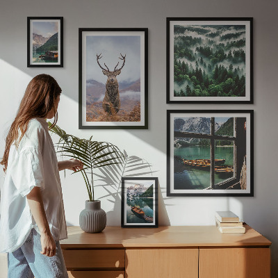 Parede galeria de quadros Natureza, animais selvagens, montanhas