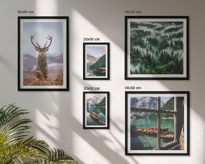 Parede galeria de quadros Natureza, animais selvagens, montanhas