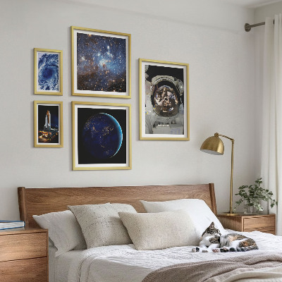 Parede galeria de quadros Descobertas espaciais dos astronautas