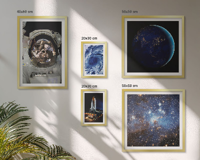 Parede galeria de quadros Descobertas espaciais dos astronautas